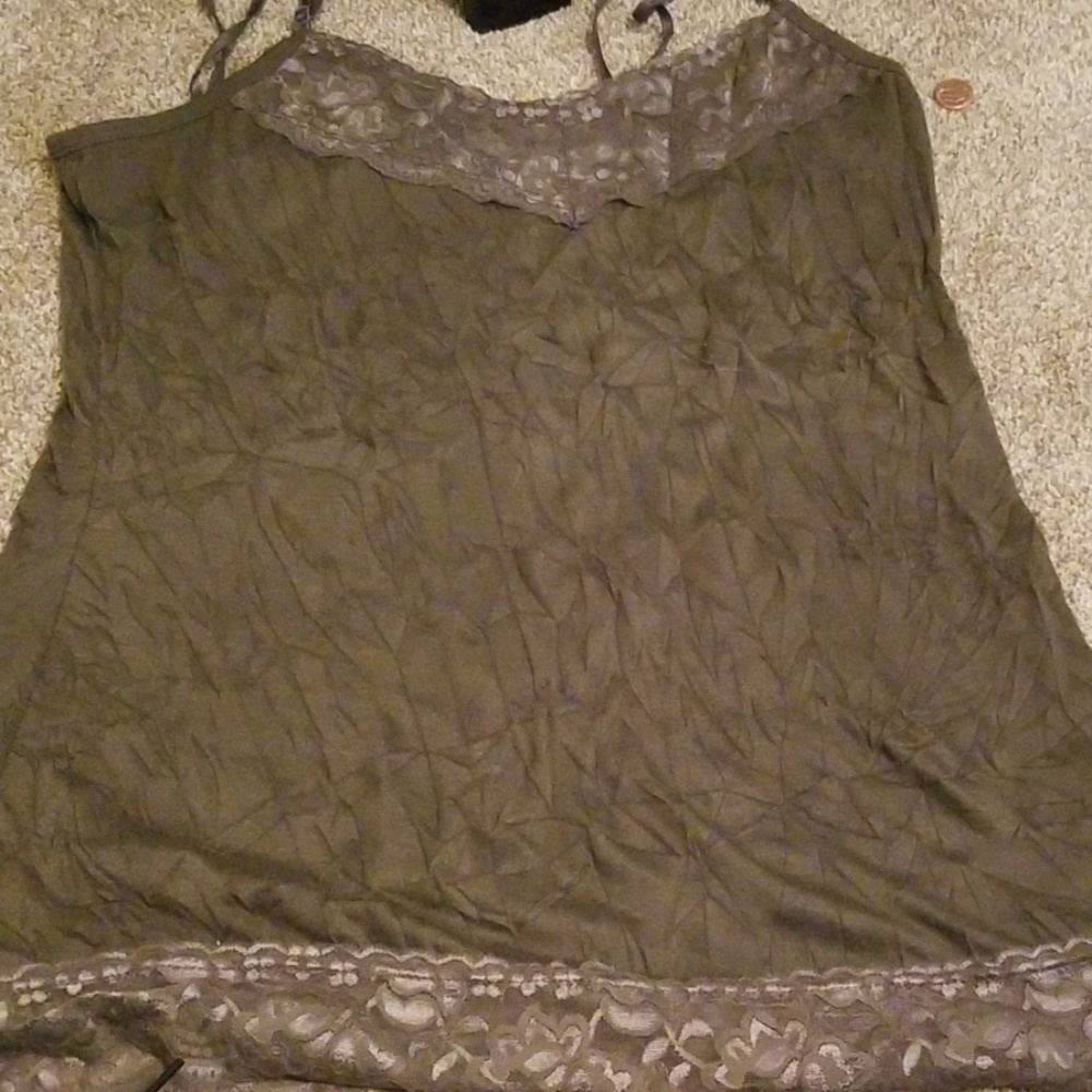Maurices lace tank size l